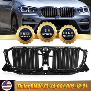 Fits 2018~2021 BMW X3 G01 X4 G02 LCI Front Active Air Shutter Grille 51137497227 - Picture 1 of 12