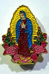 Sombrero Pin Virgen Guadalupe Religioso - Imagen 1 de 1