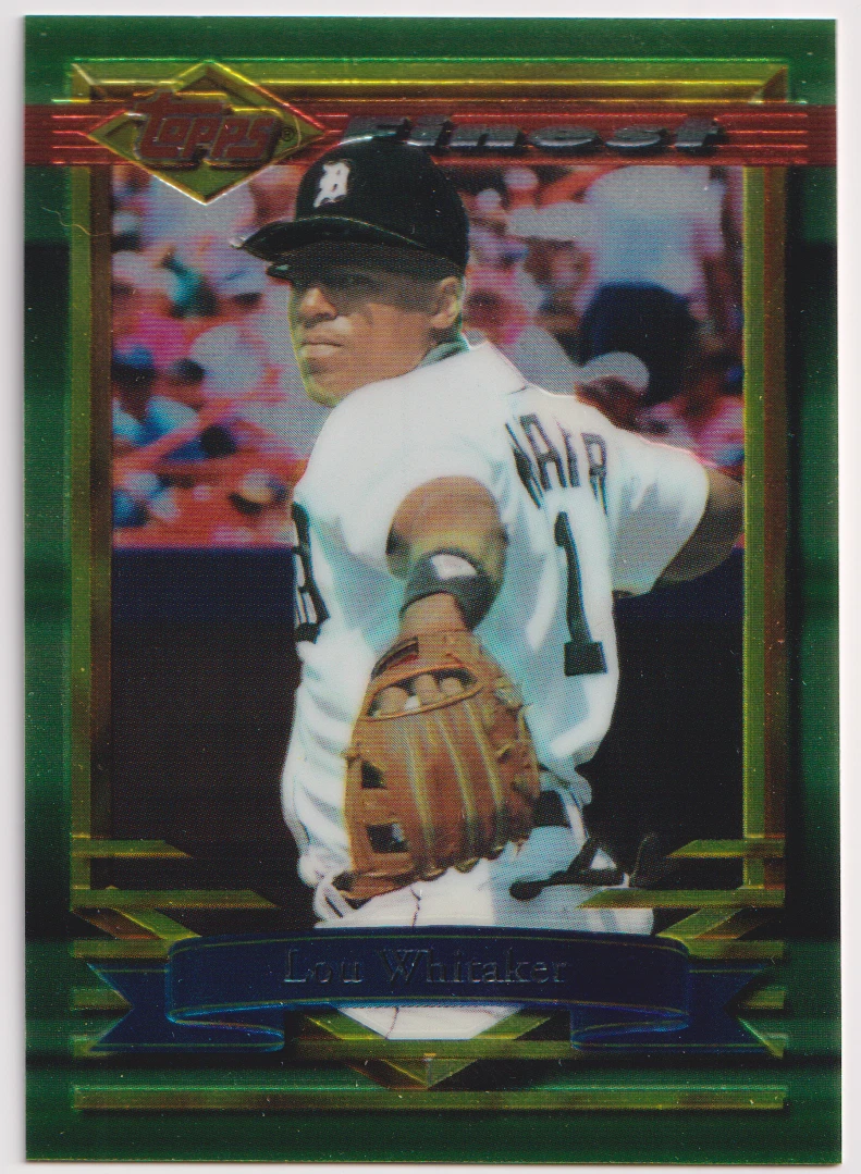 1994 Topps Finest #364 Lou Whitaker Detroit Tigers