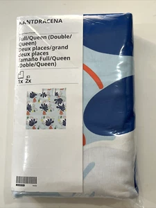 Ikea KANTDRACENA Full/Queen Duvet Cover + 2 Pillowcases Bed Set Multicolor NEW - Picture 1 of 9
