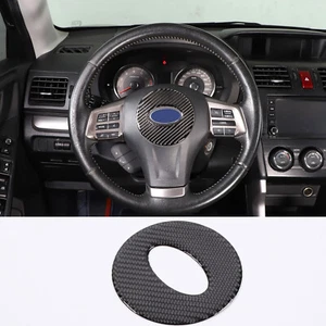 Pegatina central de volante de fibra de carbono suave para Subaru Forester 2013-2018 - Imagen 1 de 15