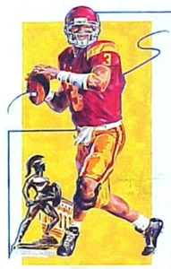 Carson Palmer USC Trojans 11 X 17 impresión por Michael Mellett - Imagen 1 de 1