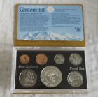 New Zealand 1987 7 Coin Proof Year Set With Parks Silver Dollar - complete