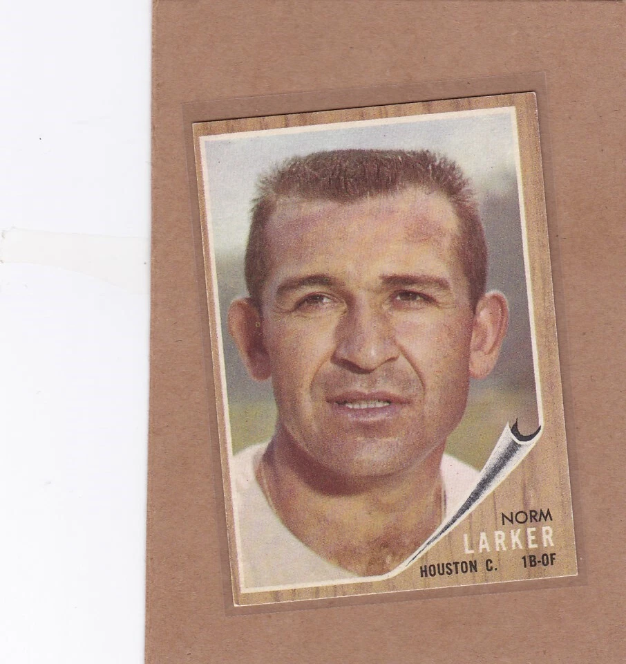 1962 TOPPS BASEBALL NORM LARKER #23 COLT 45'S EXMT *A18190 - Image 1 of 1