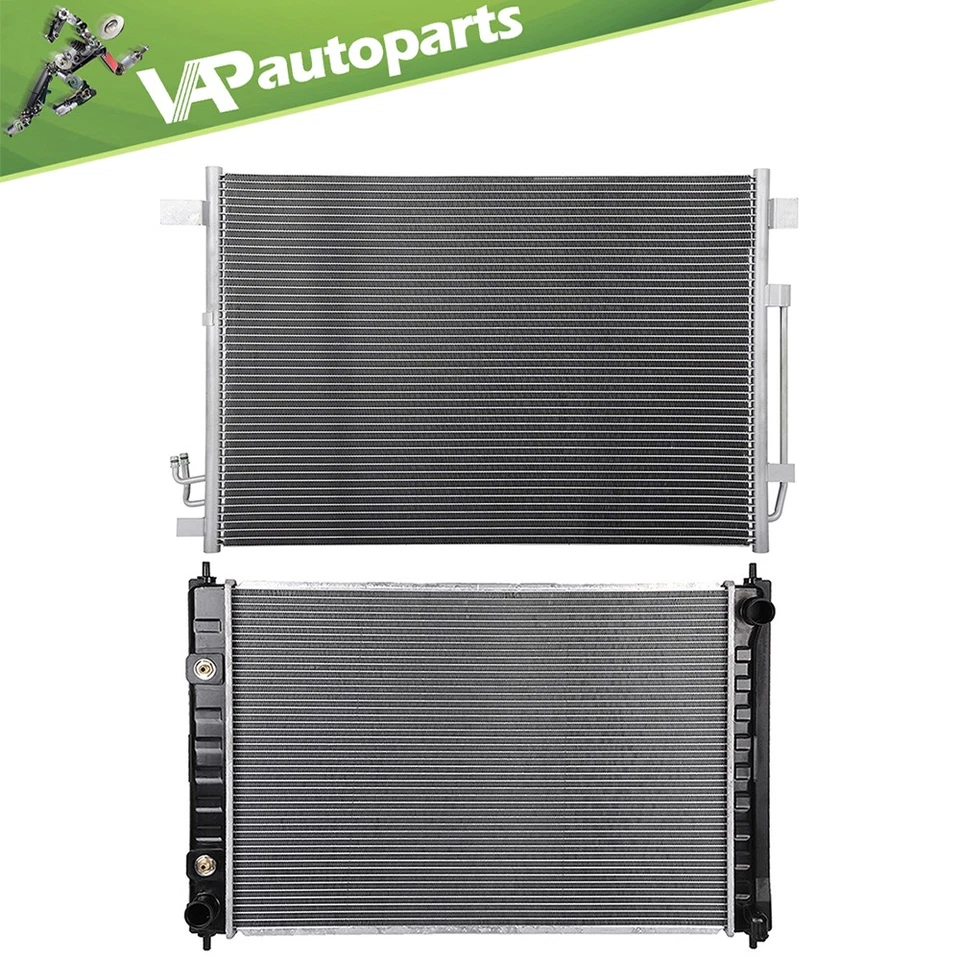 Conjunto de refrigeração de radiador e condensador Nissan Murano 11-17 Nissan Quest 09-14 - Imagem 1 de 4