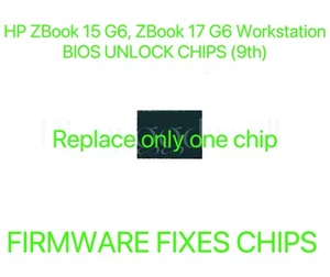 HP ZBook 15 G6 Workstation, ZBook 17 G6 Workstation, ADMIN NO PASSWORD BIOS CHIP - Afbeelding 1 van 3