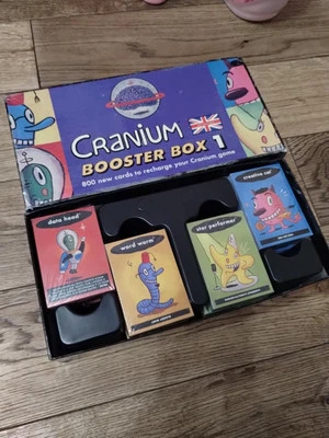 Cranium Booster Box 1 UK Edition 800 Cards Half Still Sealed Very Good Condition - Image 1 of 4