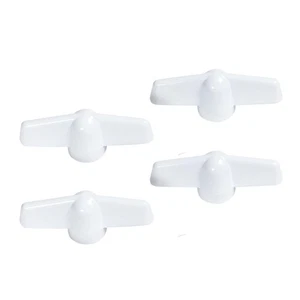 Ideal Security Inc. SK929T Tee Window Crank Handle, White, 4-Pack for 11/32” - Picture 1 of 7