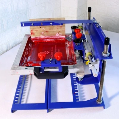 Máquina de serigrafía de superficie curva manual máquina de serigrafía Foto 1 de 4