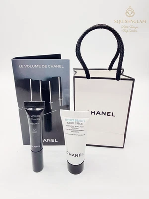 CHANEL 2pc Set Le Volume Mascara + Hydra Beauty Micro Creme | Deluxe Samples - Image 1 of 2