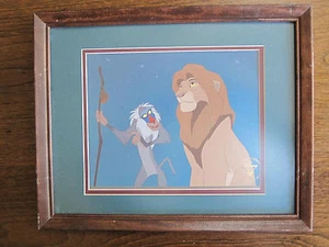 VTG 1995 THE DISNEY STORE EXCLUSIVE COMMEMORATIVE LITHOGRAPH,"LION KING"-FRAMED - Bild 1 von 1