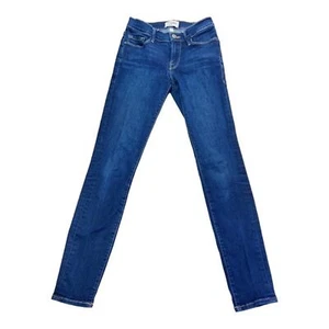 Frame Denim dark wash Le Skinny Jeans 26 - Picture 1 of 11