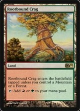 1X Rootbound Crag M12 NM Magic the Gathering MTG Card
