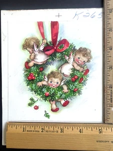 Original Water Color Painting for Xmas Card Art Hand Signed by Marjorie Cooper - Picture 1 of 4