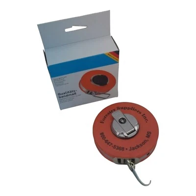 Forestry Suppliers 20 Ft English Fabric Diameter Measuring Tape Yellow 283D - Image 1 of 4