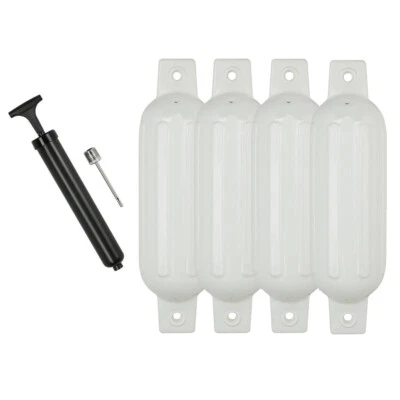 GUTSEGELN 580x165mm 4 Stück Fender Langfender Bootsfender Rammschutz Bootschutz Stegfender