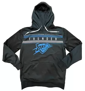 UNK Black Oklahoma City Thunder Men’s Size Medium NBA Hooded Sweatshirt - Picture 1 of 5