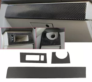 Carbon Fiber Center Console Dashboard Lower Panel Cover For Jeep Commander 06-10 - Picture 1 of 10