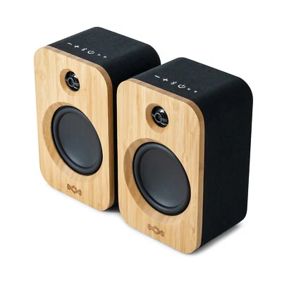 House of Marley Get Together Duo Speakers Bluetooth, Bookshelf Style - Image 1 of 4