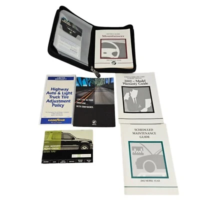 Mercury Mountaineer 2002 manual del propietario con estuche OEM Foto 1 de 4