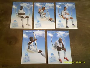 5 CARTES ADIDAS OLYMPIQUE MARSEILLE 2007 08 CISSE NASRI FATY M BAMI FIOR - Imagen 1 de 2