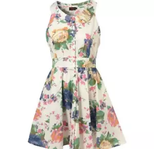 VINTAGE WITH TAGS ..MOTEL @ TOPSHOP ROSE KARINA SHIRT DRESS.. SIZE 12 ..MEDIUM - Bild 1 von 11