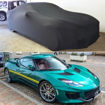 Indoor Car Cover Stain Stretch Dust-proof Custom Black For Lotus Evora 2009-2021 - image 1 of 4