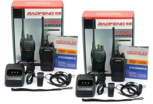 PMR BAOFENG N.2 RADIO RICETRASMITTENTI UHF POTENTI PER USO SPORTIVO, CACCIA ECC. - Foto 1 di 1