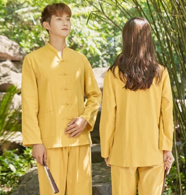 Chinese KungFu Tang fu Unisex Tai Chi Uniforms Clothing YOGA Fitness Zen Clothes - Image 1 of 4