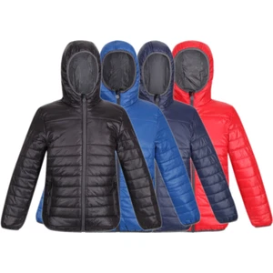 Regatta Professional Kids Stormforce Thermal Hooded Jacket - Picture 1 of 56