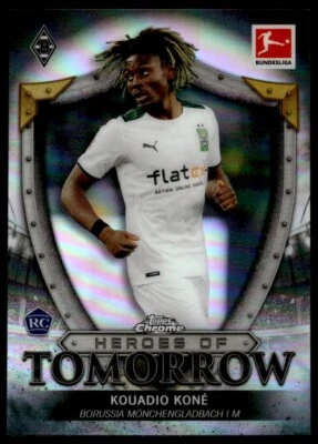 2022 Topps Chrome Bundesliga Kouadio Kone Rookie VfL Borussia Monchengladbach - Image 1 of 2