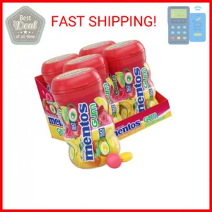 Mentos Sugar-Free Chewing Gum, Tropical, Red Fruit and Lime, 50 Piece Bottle (Pa - Picture 1 of 2