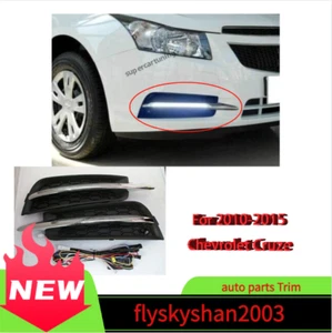 Front Bumper Fog Light Assembly LED Turn Signal For 2010-2015 Chevrolet Cruze - Picture 1 of 12