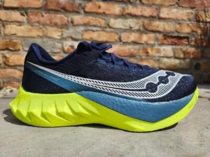 Nuevo Saucony Endorphin Pro 4 para hombre color azul marino/limón talla 11 - Imagen 1 de 4