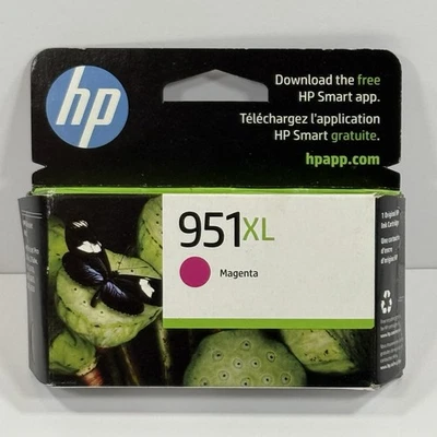 Genuine HP 951XL MAGENTA Ink Cartridge (CN047AN) Expires Jan 2026 Factory Sealed - Image 1 of 4