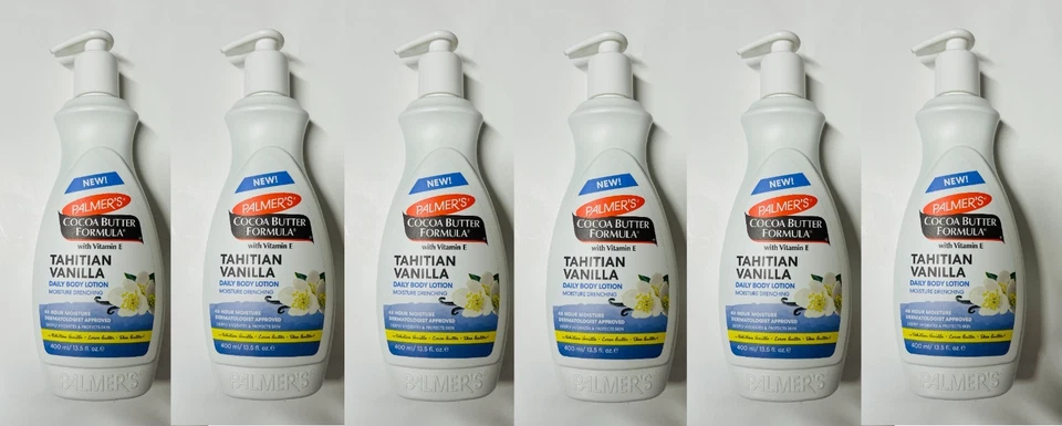 2 X PALMER'S COCOA BUTTER FORMULA TAHITIAN VANILLA BODY LOTION (400 ML/ 13.5 OZ)