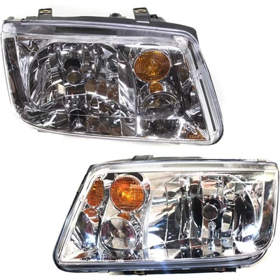 Headlight Set For 02-05 Volkswagen Jetta Left and Right 2Pc Foto 1 de 4