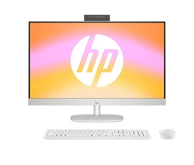 HP All-in-One 27-cr0475ng, weiß, Core i7-1355U, 16GB RAM, 1TB SSD #EG692 - Bild 1 von 3