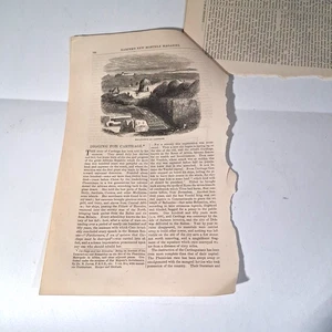 Antique Digging for Carthage Archaeology Article Harpers New Monthly Magazine - Picture 1 of 5