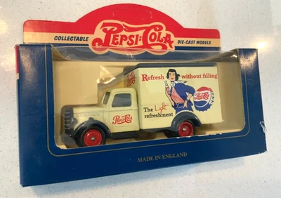 Tarjeta Die Cast "Pepsi-Cola" 1950 Bedford 30cwt No.59007 nueva en caja sin perforar Foto 1 de 4