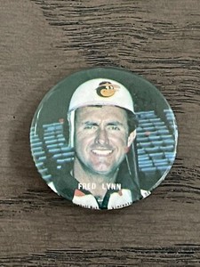 1986 Star Baseball Buttons Fred Lynn Baltimore Orioles (B)