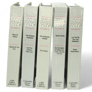 Star Trek: The Original Series Collector's Edition Lot of 5 VHS Vol 30-33, 35 - Picture 1 of 7