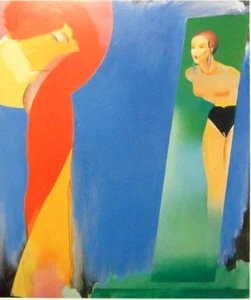 ALLEN JONES mounted vintage repro print 14 x 11" 1993 Pop Art AJ060 - Picture 1 of 2
