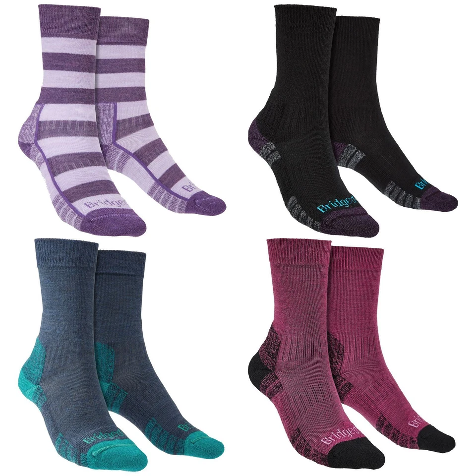 Bridgedale - Ladies Walking Light Merino Wool Outdoor Boot Socks