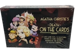 Agatha Christie Death On The Cards Game 2-6 Players Murder Mystery Strategy - Picture 1 of 6