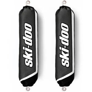 Ski-Doo BRP Black & Grey Shock Protector Covers Snowmobile (Set of 2) NEW - Picture 1 of 8
