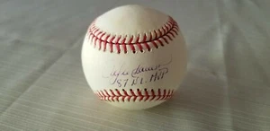 HOF Andre Dawson Signed OML Baseball COA  w/ "87 N.L. MVP" Inscription, Expos  - Picture 1 of 5