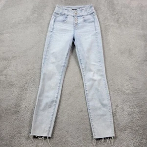 Veronica Beard Katherine Korsett Jeans Damen 24 x 27 extra hoher Bund Knopfleiste - Bild 1 von 12