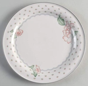 3 Speiseteller / Sango 3793 Rose Chintz / creme blau rosa / Blumen floral - Bild 1 von 5