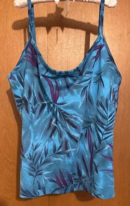 NY & CO Intimates bequemes geblümtes Top blau neu mit Etikett!! Siehe Bilder - Bild 1 von 3